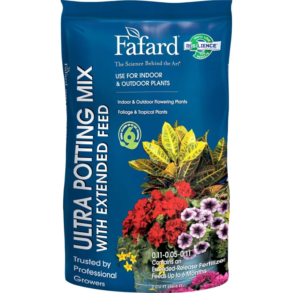 Mezcla para macetas Fafard Ultra con alimentación extendida
