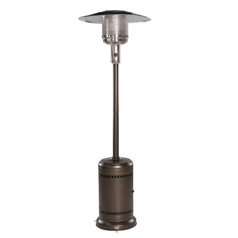 Calentador de patio independiente de acero propano de 46000 BTU de Living Accents de 250 pies cuadrados