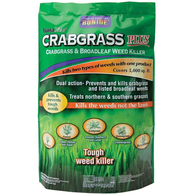 Granulado para matar pasto de cangrejo Bonide Duraturf, 12 lb