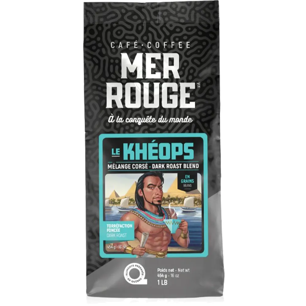 Café Mer Rouge - Café Mélange Corsé - Le Khéops - En Grain