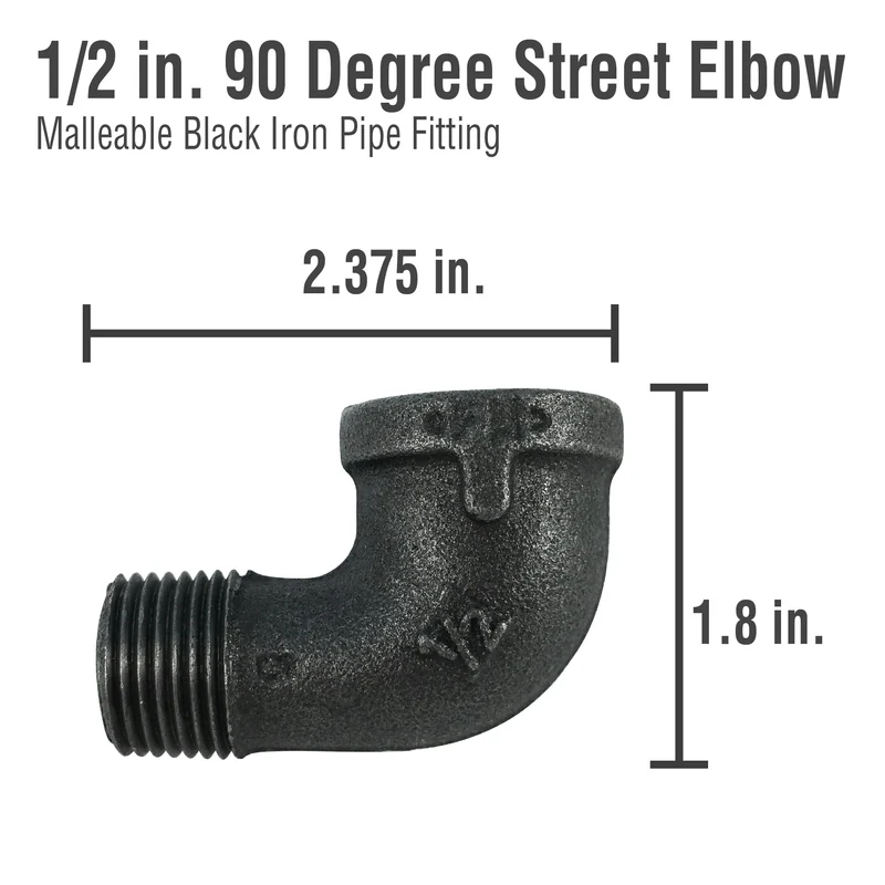 DECORACIÓN 90DSTREET ELBOW2PK Pipe Decor
