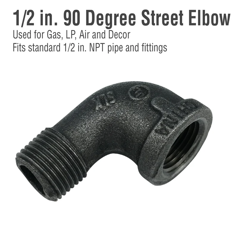DECORACIÓN 90DSTREET ELBOW2PK Pipe Decor