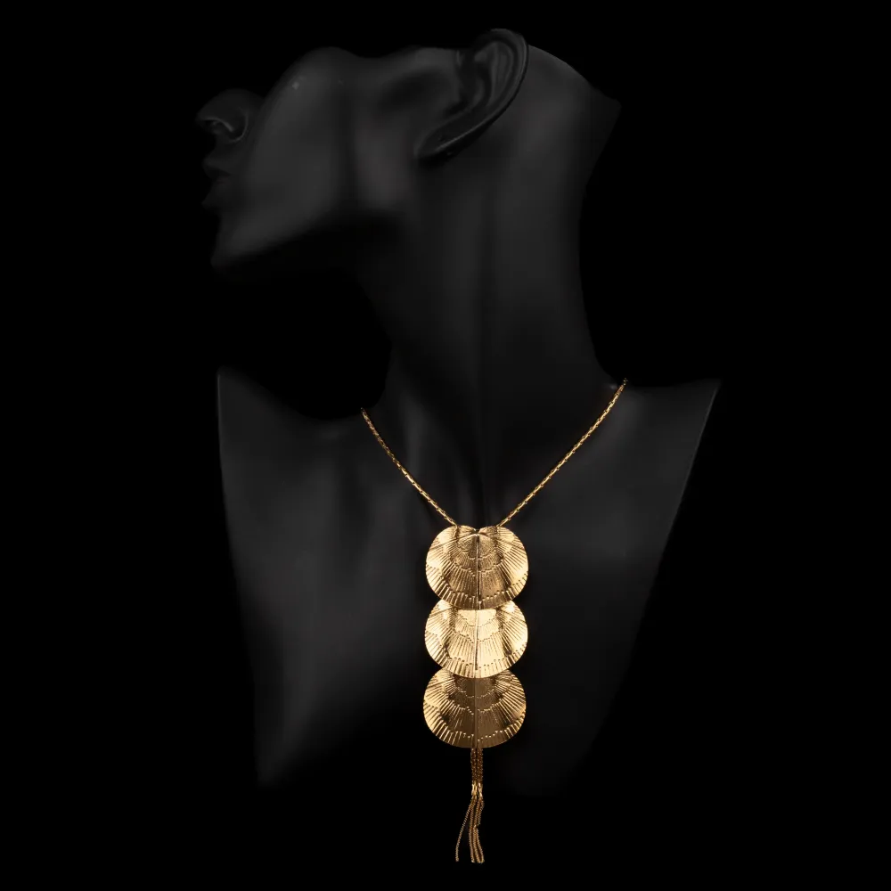 Collar de Cadena Gold Reef Waterfall
