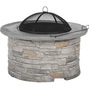 Chimenea redonda gris definido TAMBORA