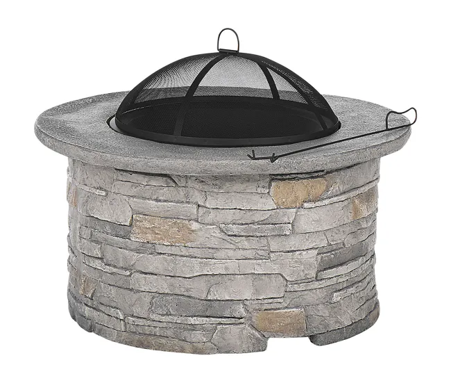 Chimenea redonda gris definido TAMBORA