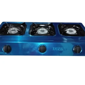 COCINA ACERO INOX TITAN QH-A3 3 QUEMADORES Temperatura Ajustable