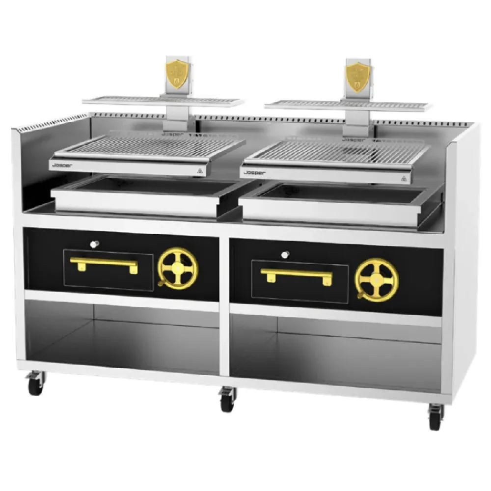 PVJ-76-2-2-MB JOSPER Parrilla Vasca - Monoblock doble para 140 comensales Diseño Compacto
