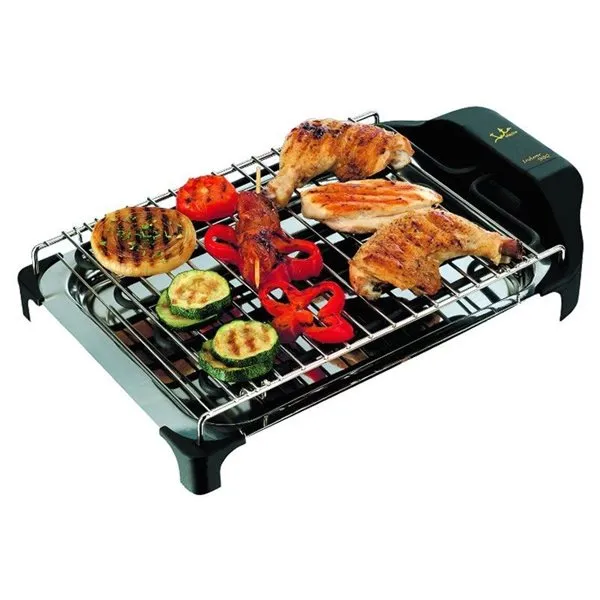 Barbacoa eléctrica Jata BQ101 2400W parilla 2 alturas | Garantí Incluida
