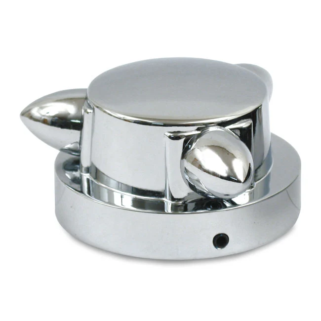 Kromett Reducido Gas Cap Cover Harley-Davidson 1936-1973