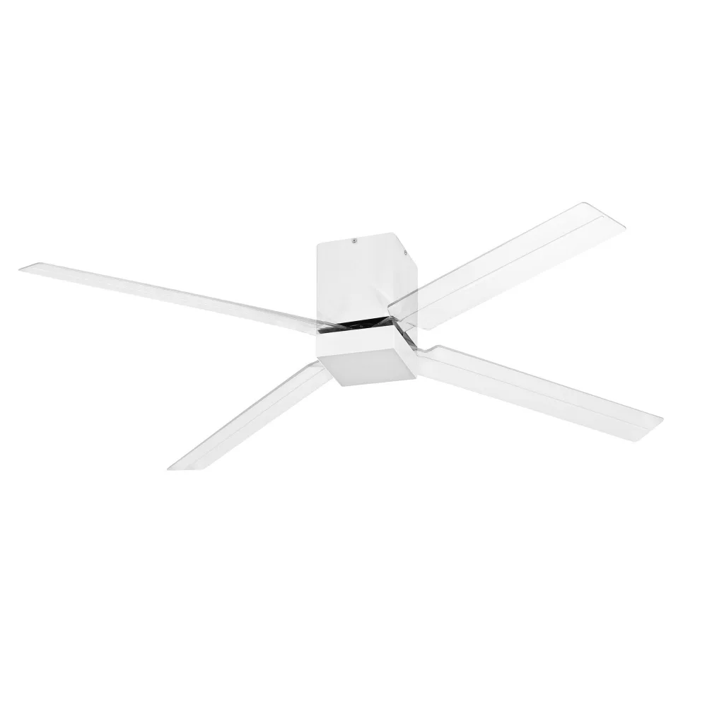 Ventilador IP20 Zonda LED 19.2W 3000K Blanco Transparente 1221lm