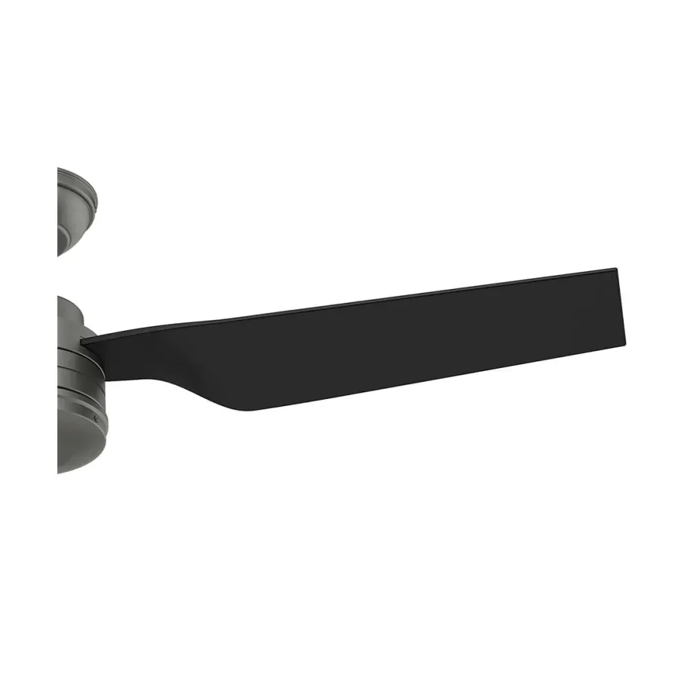 Ventilador para exteriores cabo frio negro y plata de 52'' Hunter