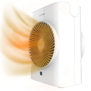 Cecotec Calefactor Eléctrico ReadyWarm 2070 Max Force Con app White, Termoventilador 2000 W, 2 niveles de potencia y 3 mod...