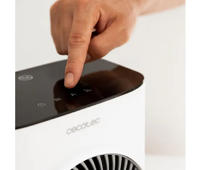 Cecotec Calefactor Eléctrico ReadyWarm 2070 Max Force Con app White, Termoventilador 2000 W, 2 niveles de potencia y 3 mod...