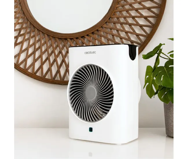 Cecotec Calefactor Eléctrico ReadyWarm 2070 Max Force Con app White, Termoventilador 2000 W, 2 niveles de potencia y 3 mod...