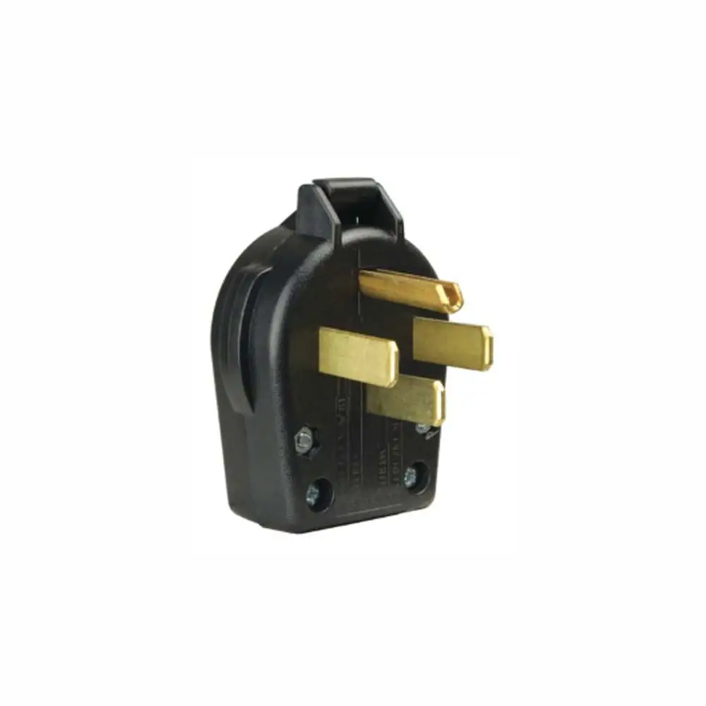 Clavija de potencia angulada 3p 4h 30a 125/250v nema 14-30 y 14-50 mca. Arrow hart.