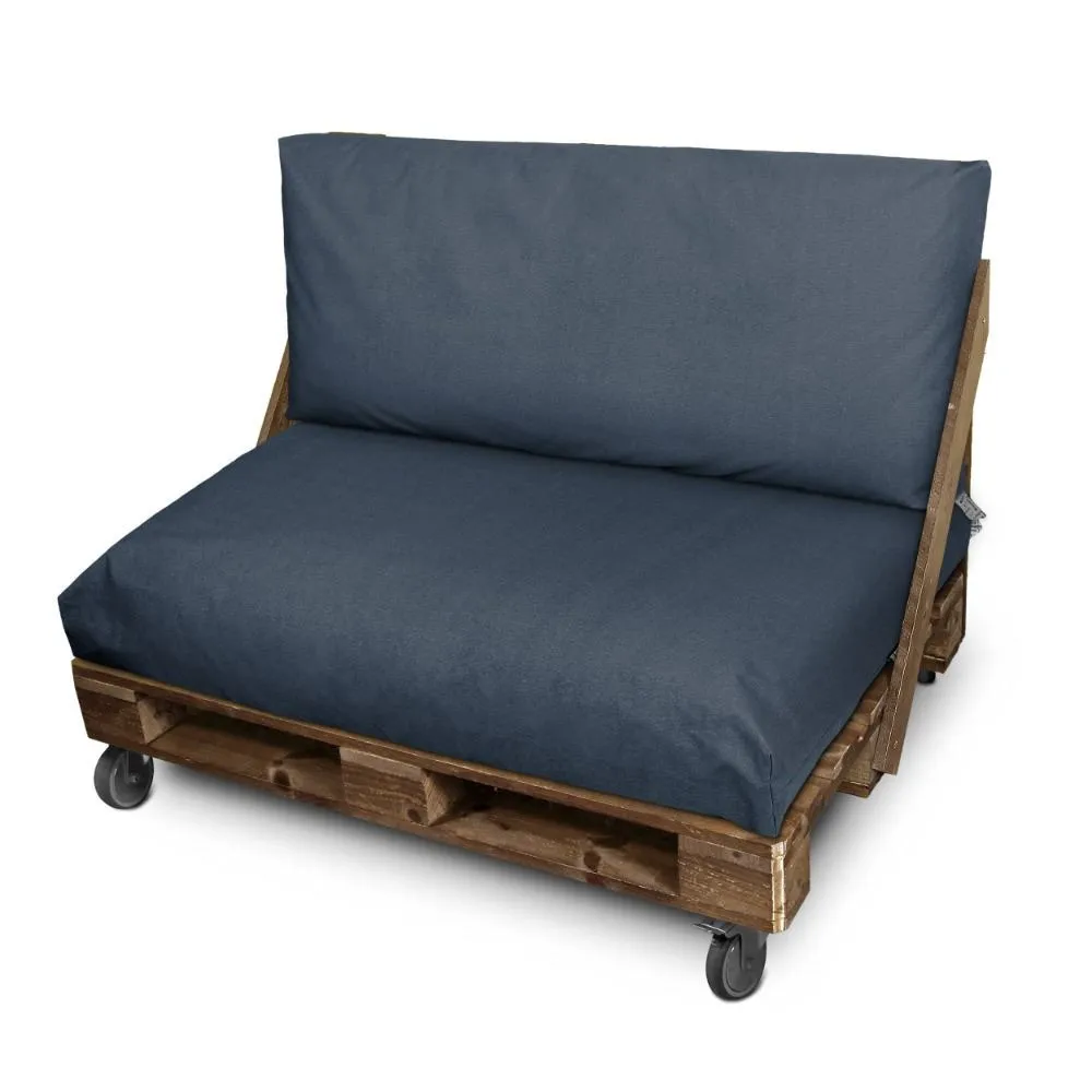 Cojín para palets respaldo 120x45x25 gris petróleo naylim mate happers