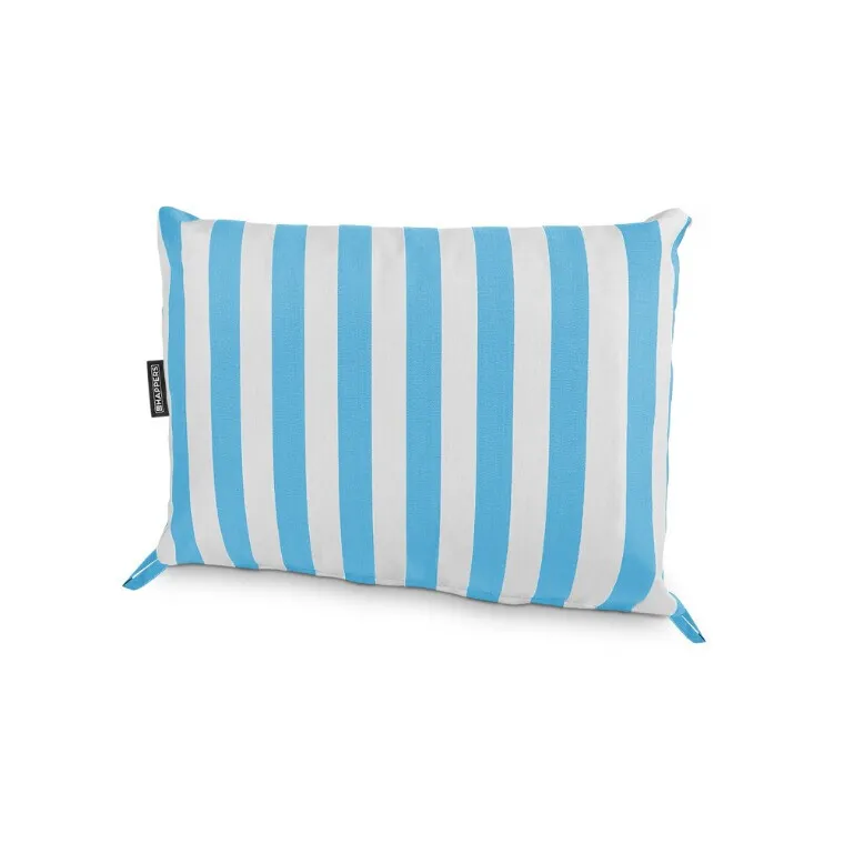 Cojín para palets toldotex turquesa respaldo 80x45x25 (rayado)