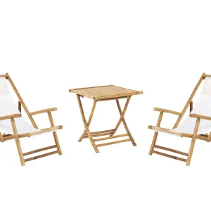 Conjunto de balcón plegable atrani/molise madera marrón evidente