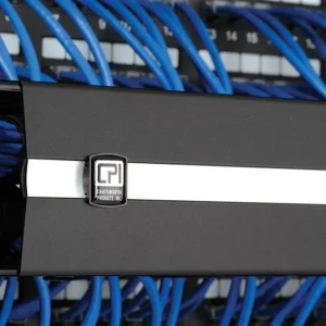 Evolution Single-Sided Glacier Nieve Horizontal Cable Manager 4U x 19" EIA x 8.2"D CPI 35441-E04