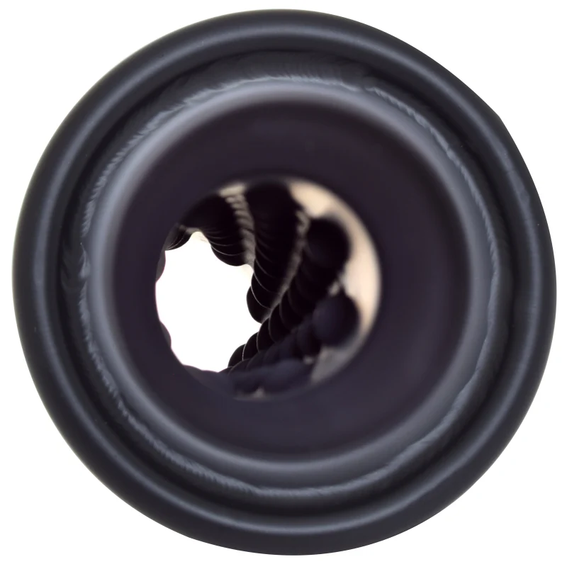 Gibson Rolled Edge Angle-Cut Muffler Quiet Tip - 4in OD/2.25in Inlet/12in Length - Ónix Ceramic