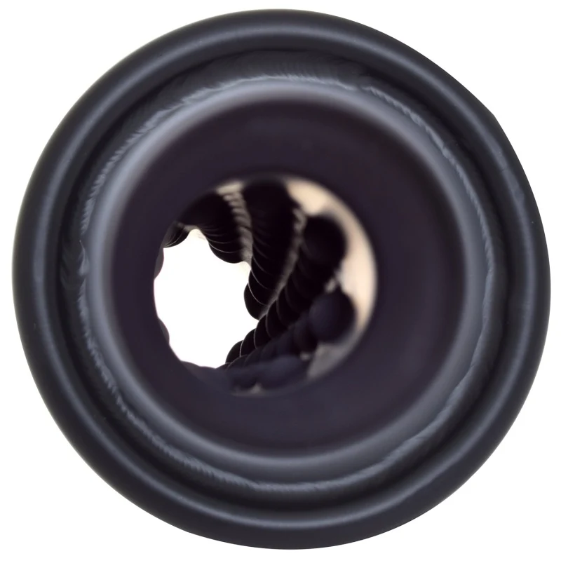 Gibson Rolled Edge Angle-Cut Muffler Quiet Tip - 4in OD/2.25in Inlet/12in Length - Ónix Ceramic