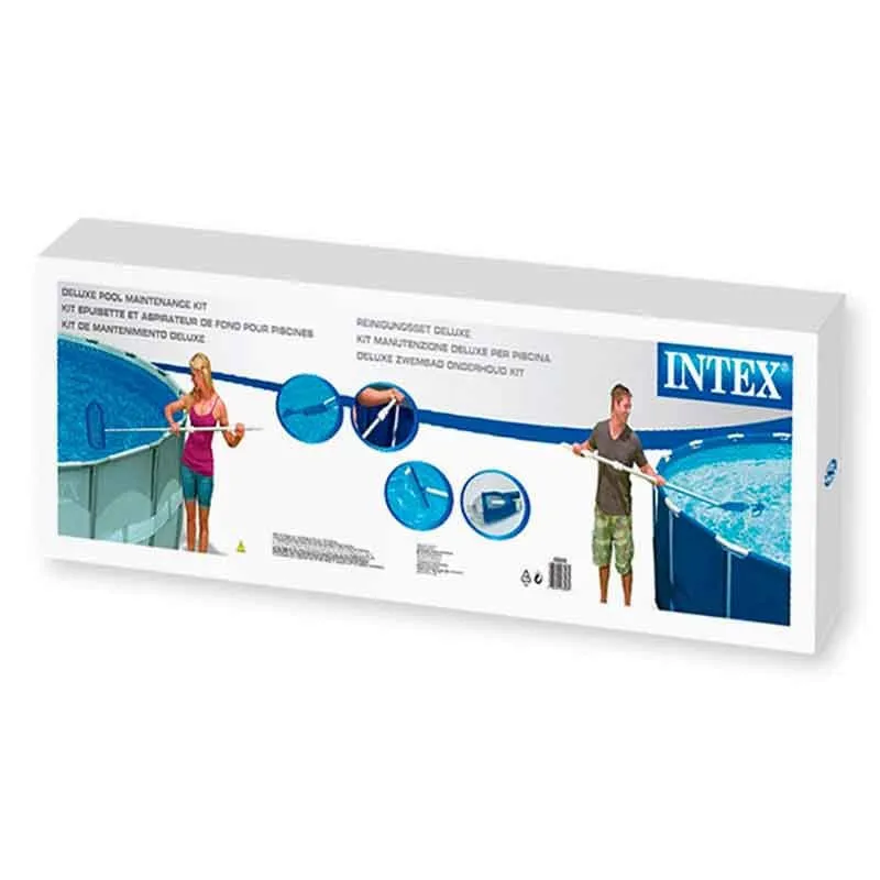 Kit de manteniemiento para piscina Exclusivo Intex con mango telescópico