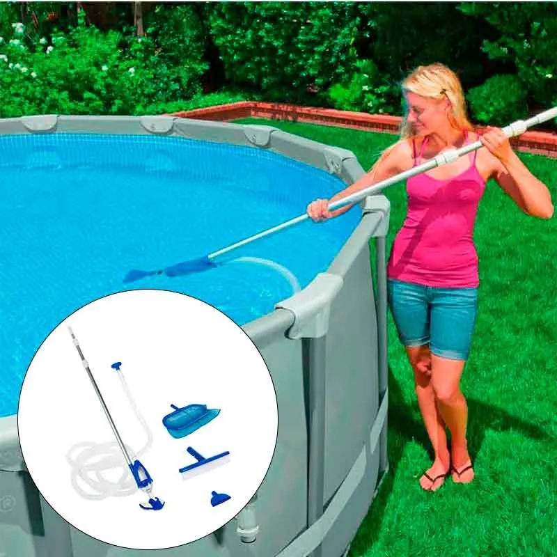 Kit de manteniemiento para piscina De lujo Intex con mango telescópico