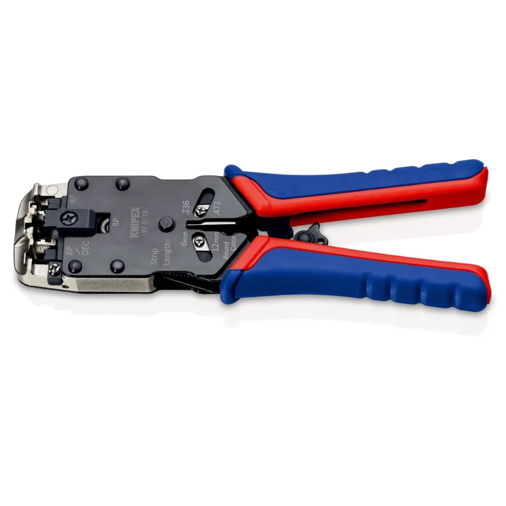 Knipex 97 51 12 - Crimping tool Western RJ10/11/12/45 terminals