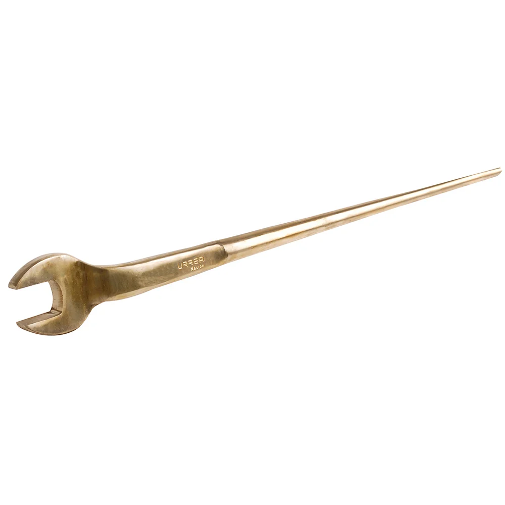 Llave estructural boca española de bronce-aluminio antichispa en pulgadas de 1-1/2" Urrea