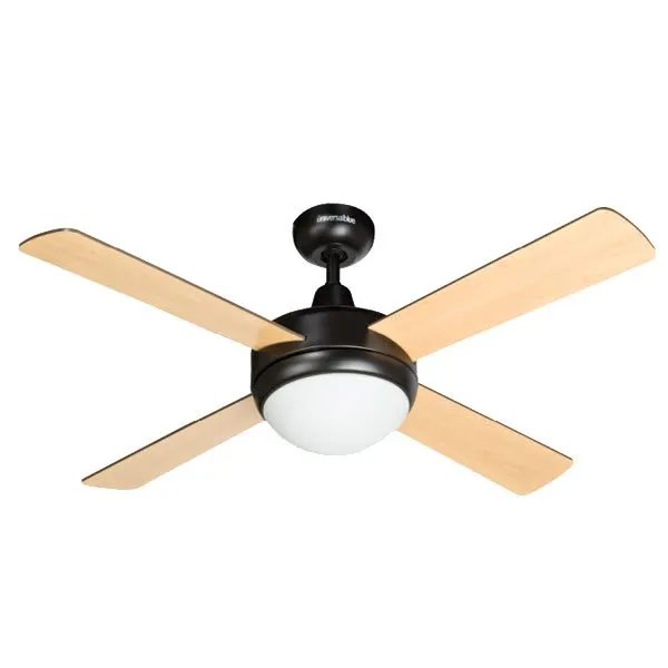 Ventilador de techo Universal Azul Siroco 3052B 70W natural/negro Ø132 cm