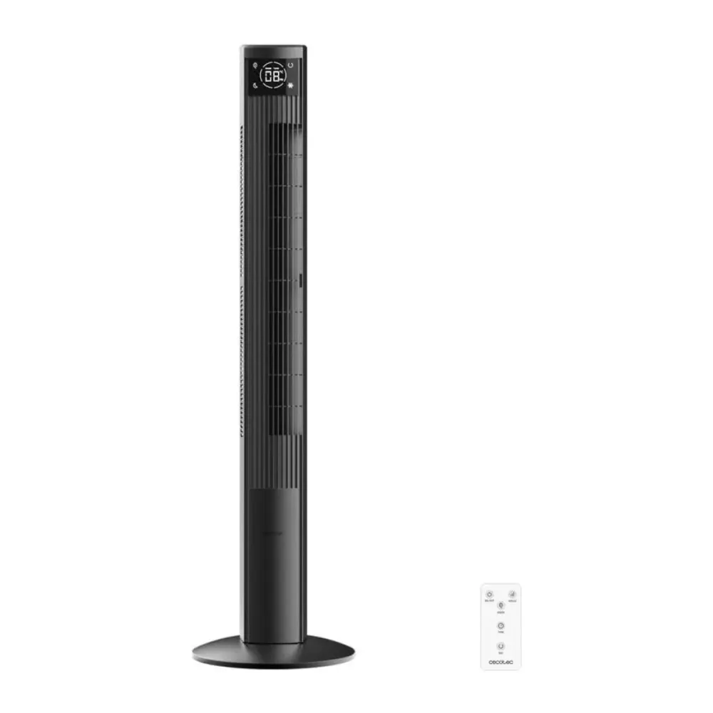 Ventilador de torre Cecotec EnergySilence 470 Max Skyline Ionic 45W mando distancia negro 119 cm