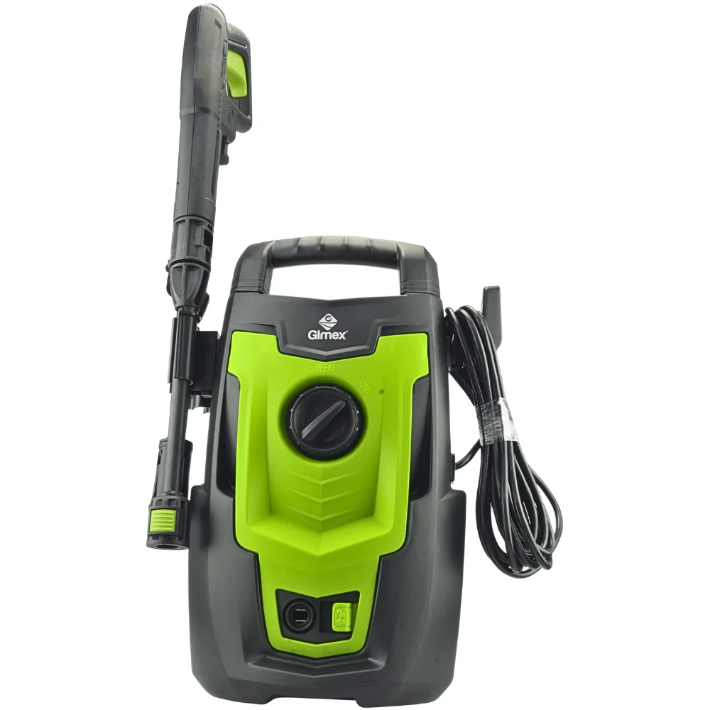 Hidrolavadora Gimex 70 BAR 1200W Uso Leve | Motor Carbones, 3 Pistones Acero Inoxidable, Paro Total, 1000 PSI | Con Lanza,...
