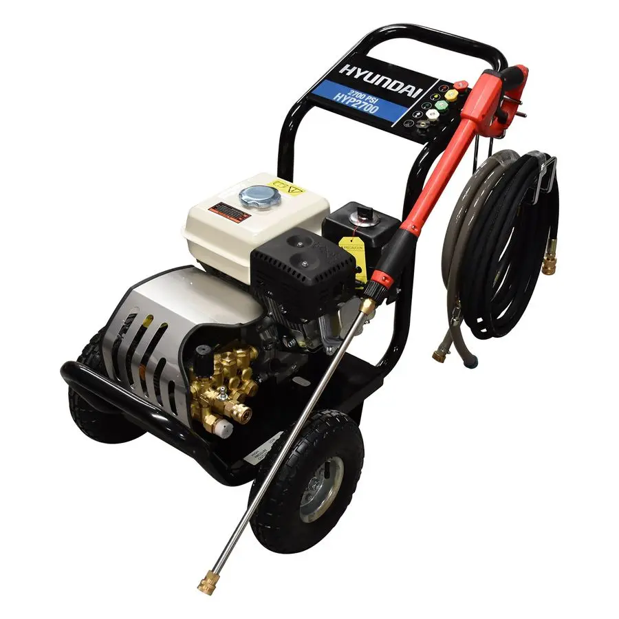 Hyundai hyp2700 hidrolavadora triplex con motor 7 hp 2700 psi