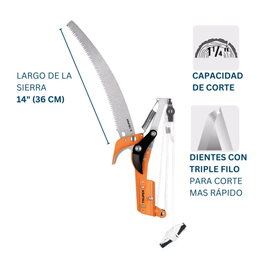 Cuchilla de Repuesto Tijera Para Podar Arboles En Altura Truper