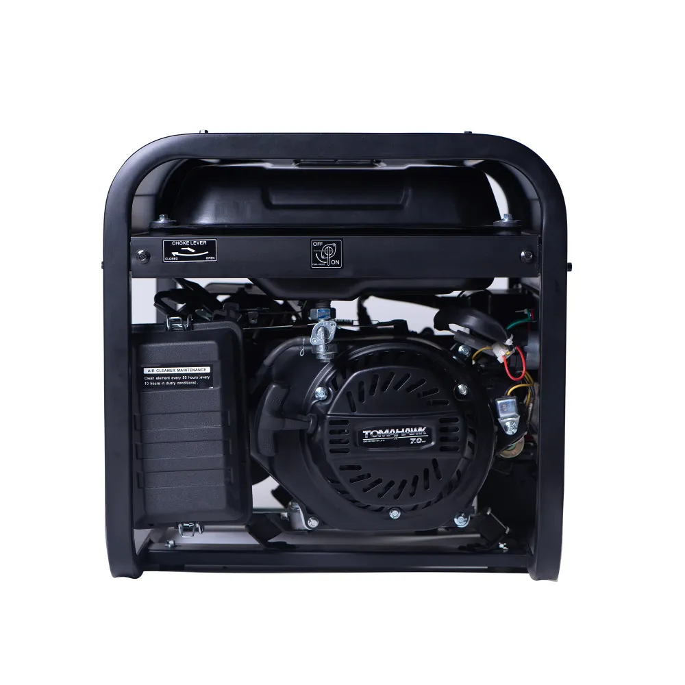 Pack Generador 3.5Kva 16 Amperes de estructura militar y partida electrica con AVR Modelo TG3500E Tomahawk Power + Aceite...