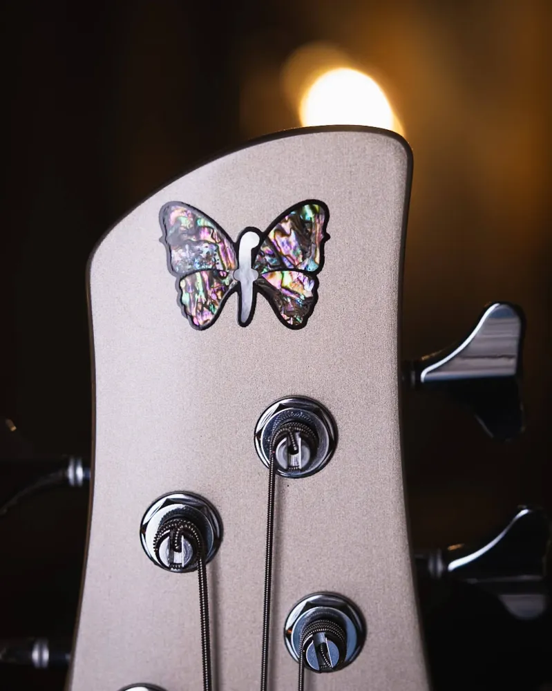 Profesional Certificado Fodera Monarch PJ 5 Classic Shoreline Tono oro 2020 - Bajo Eléctrico