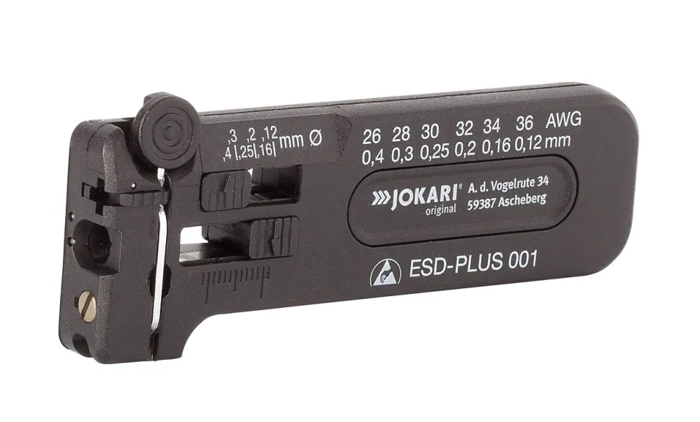 Profesional Certificado Jokari-j40029-pelacables de microprecisión esd-plus (0,30 1,00 mm)