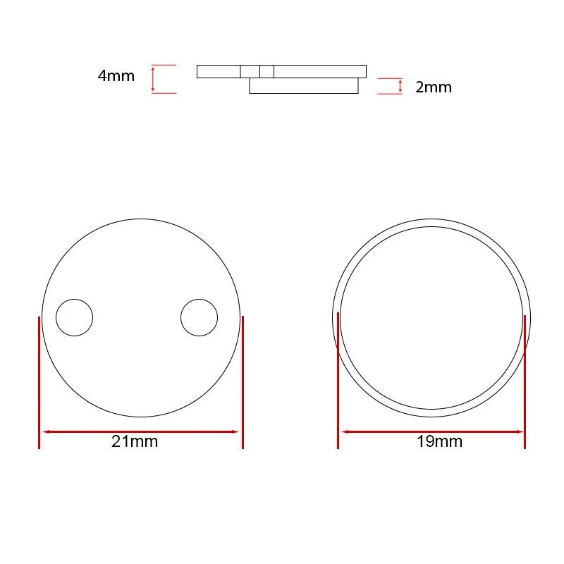 Abono Líquido para CS001-S pastilla sinterizada 20mm para Xiaomi - 2 juegos