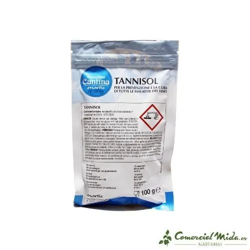 Acolchado de Corteza Tannisol ENARTIS Pastillas para el Tratamiento del Vino 100gr