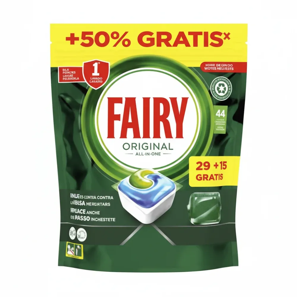 Fairy Pastillas Lavavajillas De origen 29+15 dosis - todo en uno -