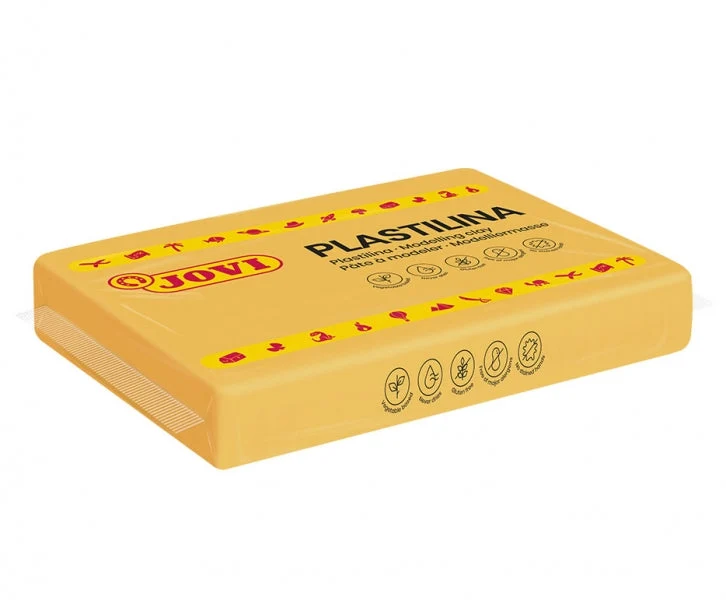 Jovi Caja de 15 Pastillas de Plastilina 350gr - 100% Vegetal - Muy Moldeable - No Se Seca - sin Gluten - Inocua - Óptimo p...