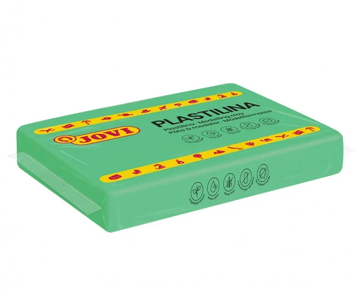 Jovi Caja de 15 Pastillas de Plastilina 350gr - 100% Vegetal - Muy Moldeable - No Se Seca - sin Gluten - Inocua y No Toxic...