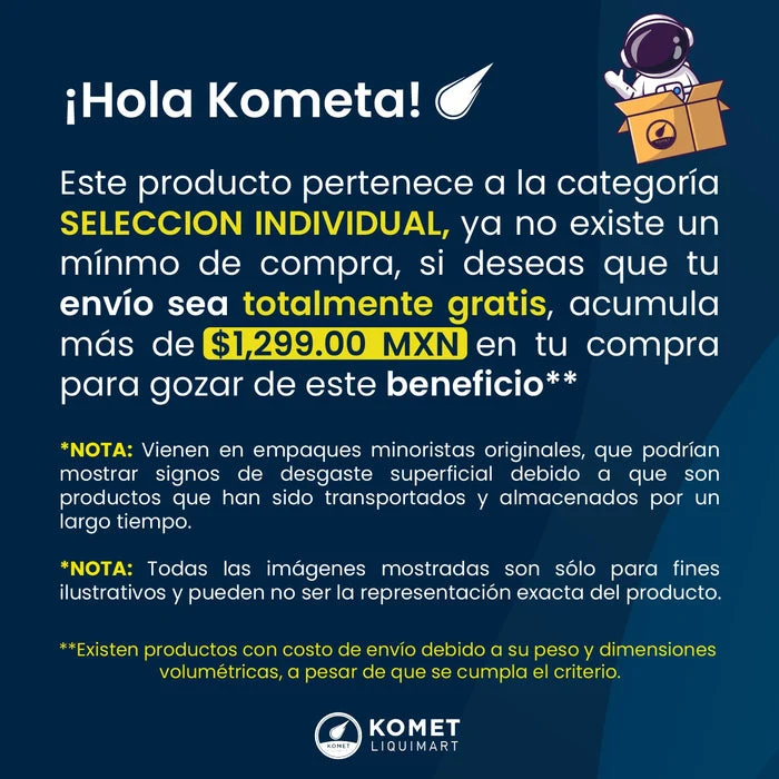 Pastilla Blanca con Letra "i" Negra (50 grs, 360 piezas) para Dosificación y Tratamiento para Mejorar el Drenaje