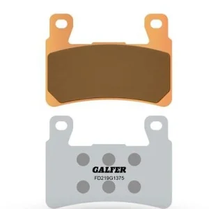Pastillas delanteras de freno sinterizadas sport FD219G1375 (Harley/Hon/Kaw) | Galfer con Retención de Humedad