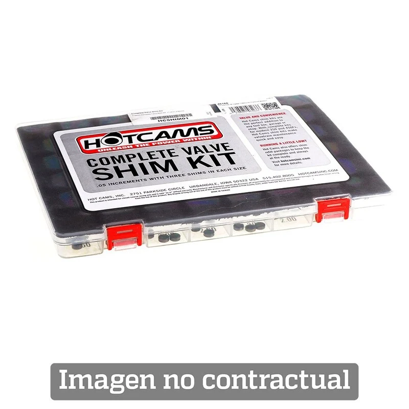 Pastillas de reglaje Cálido Cams (Set 5pcs) Ø13 x 2,75 mm