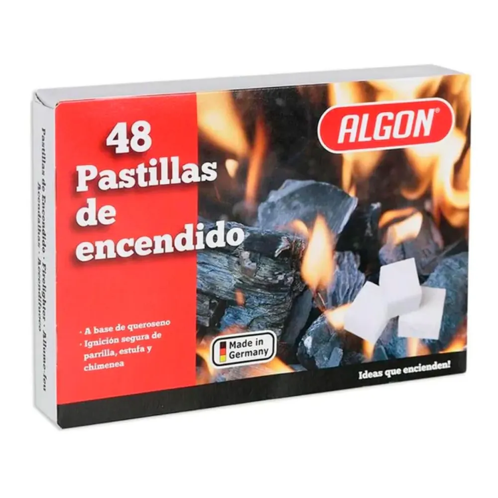 Tierra de Cultivo Certificada Pastillas de encendido Algon 48uds sin olor