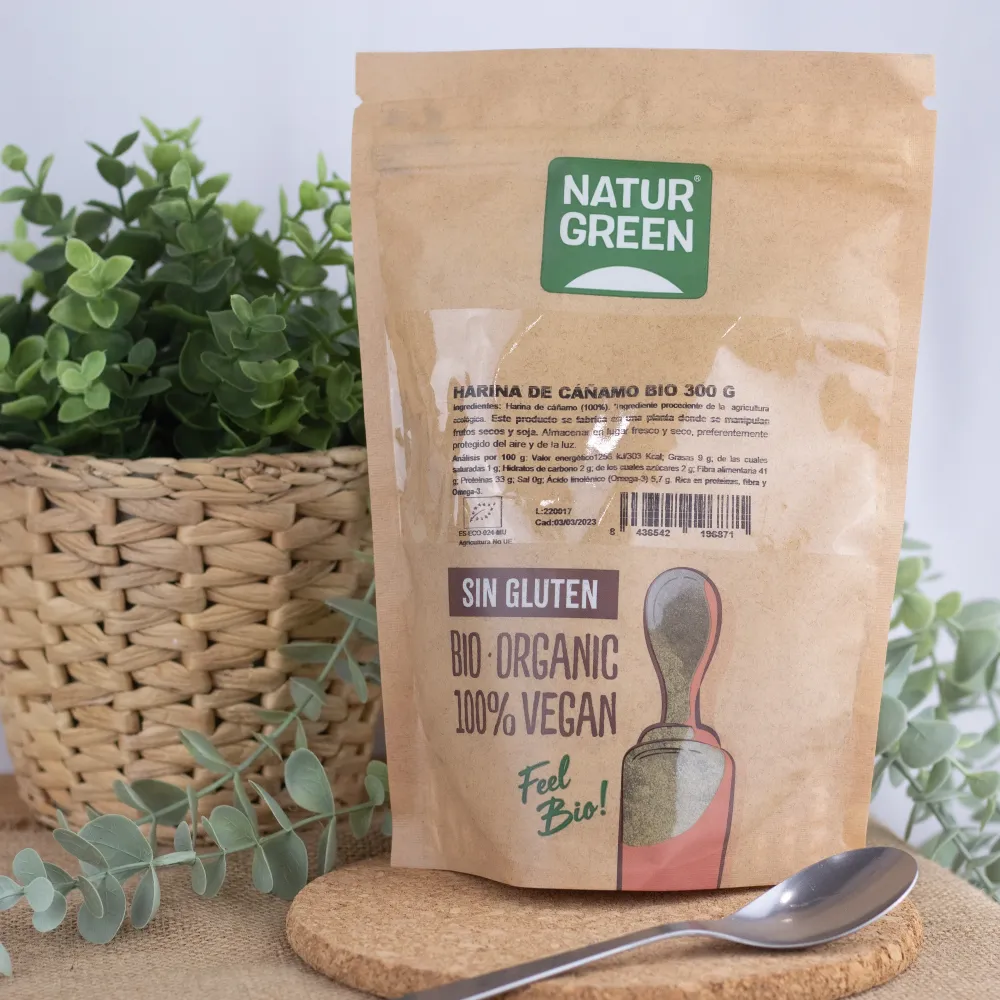 Harina de Cáñamo Ecológica 300 g NaturGreen