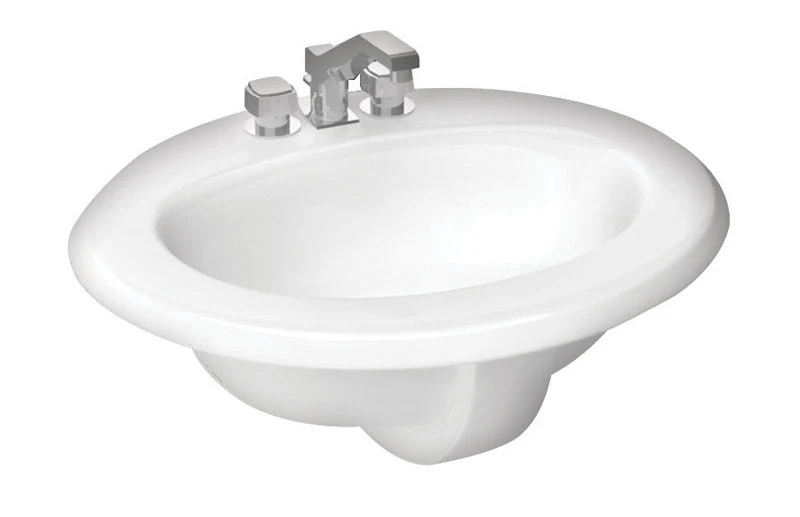 Lavabo de porcelana vítrea Cato