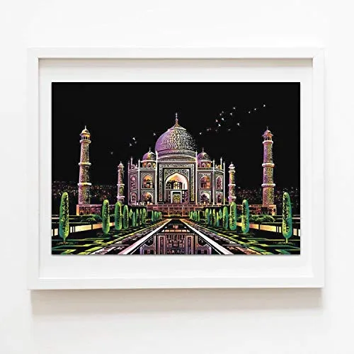 Láminas para Rascar de Taj Mahal Chiang Mai, Tailandia - Serie Ciudades