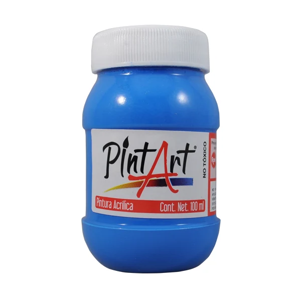 PINTURA ACRILICA 100 ML AZUL CERULEO PINTART